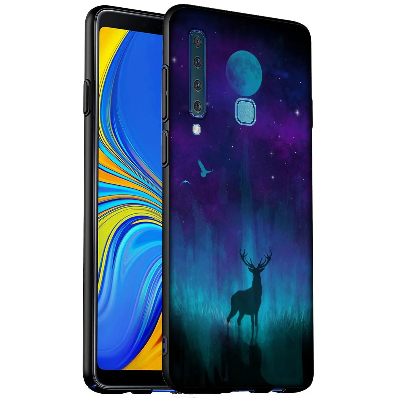 Цветной Мягкий силиконовый чехол для телефона Samsung Galaxy A6 A7 A8 A9 2018 A3 A5 2016 2017 Note 9 8 10