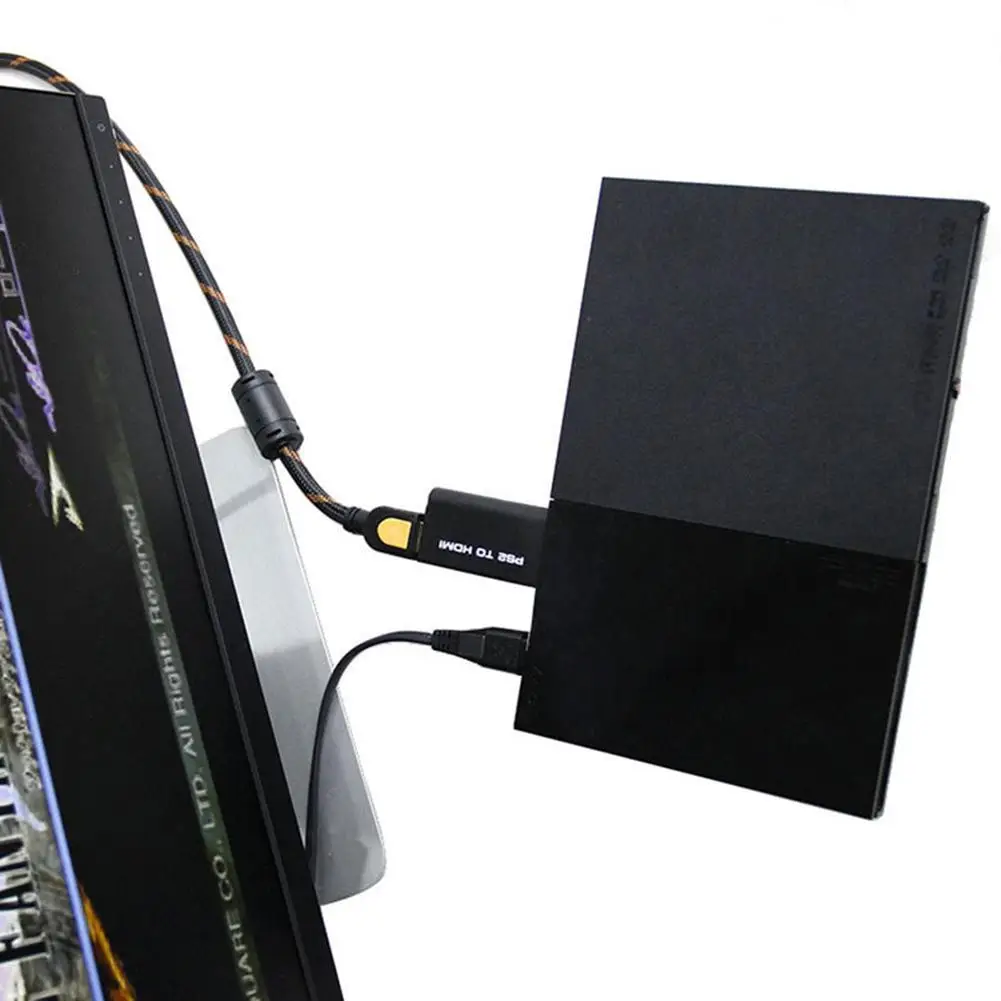 Портативный Аудио-и видеоконвертер для PS2 в HDMI-совместимый адаптер AV кабель SONY
