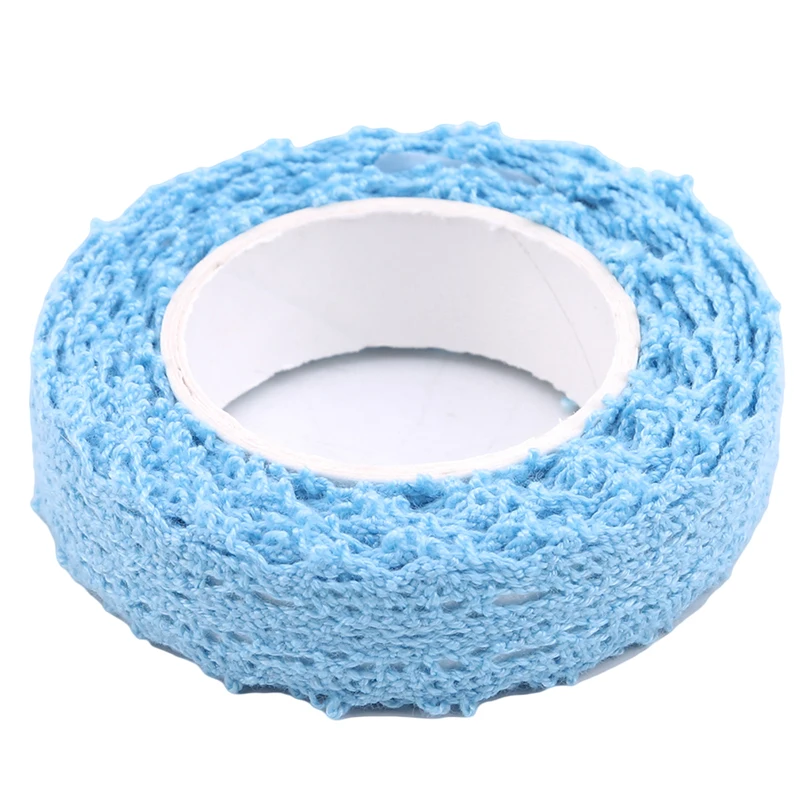 White Lace Tape Exquisite Cotton Tapes Bilateral Hand Account Album Decorative Office Adhesive Stationery Sticker | Дом и сад