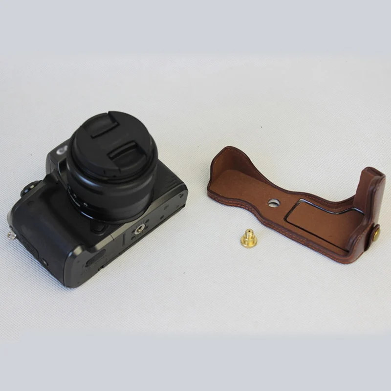 Портативный Pu кожаный чехол защитный половина тела основание для цифровой