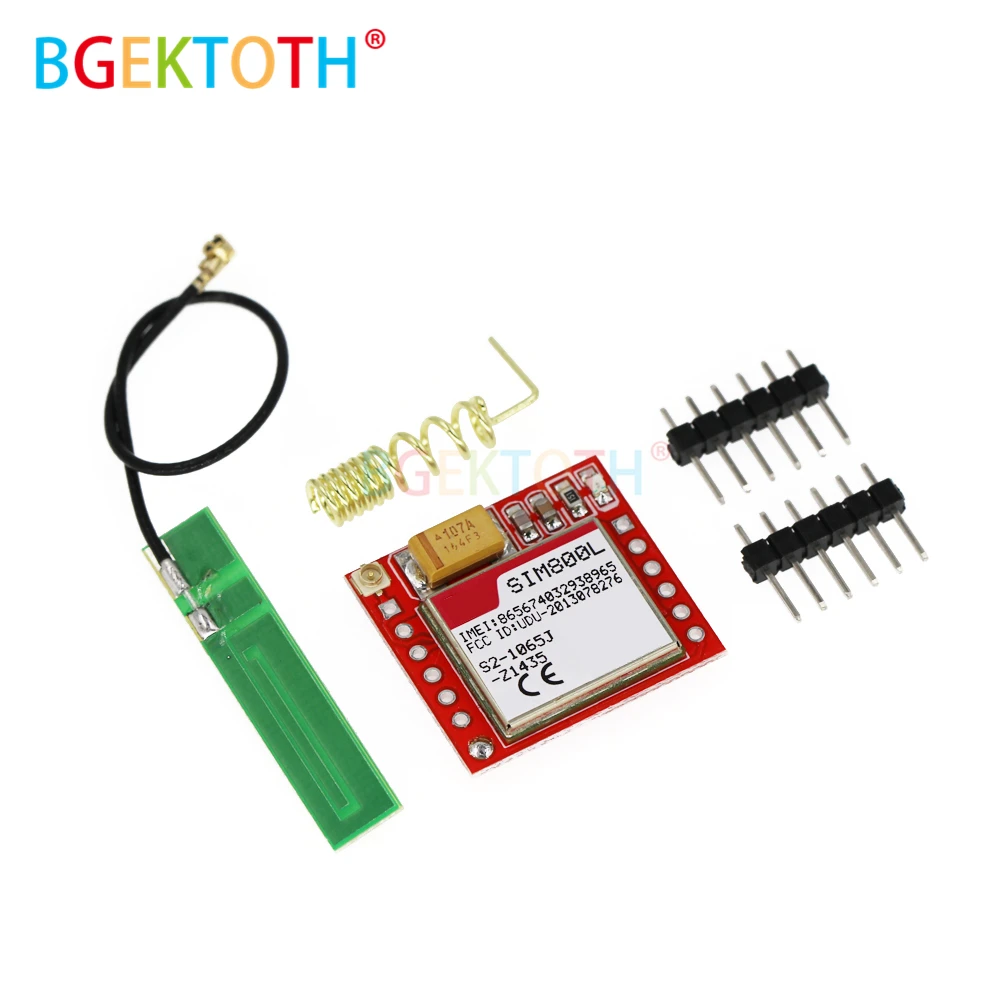 Миниатюрный SIM800L GPRS GSM модуль карта MicroSIM Core Беспроводная плата