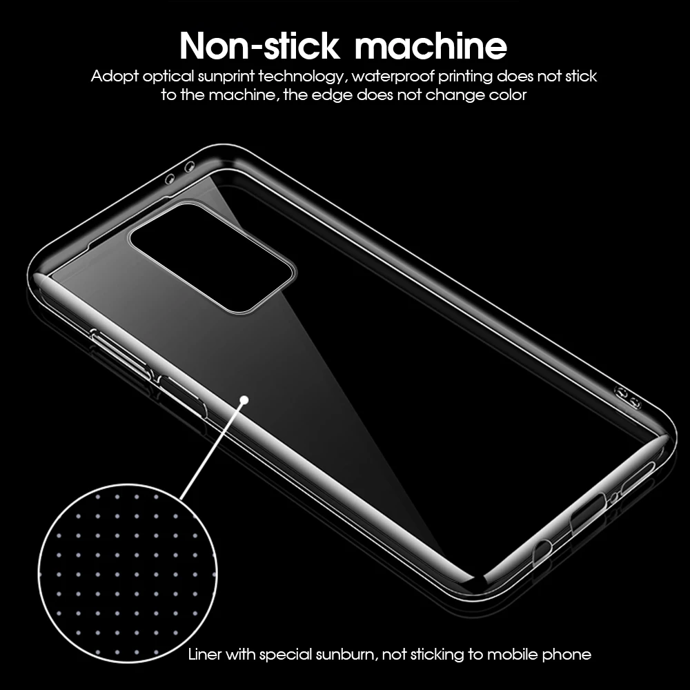 For Redmi Note 9s Soft Case For Redmi Note 9 Pro Ultra Thin Clear TPU Cover For Xiaomi Redmi Note 11s 8 Pro Note 10 11 pro 10s