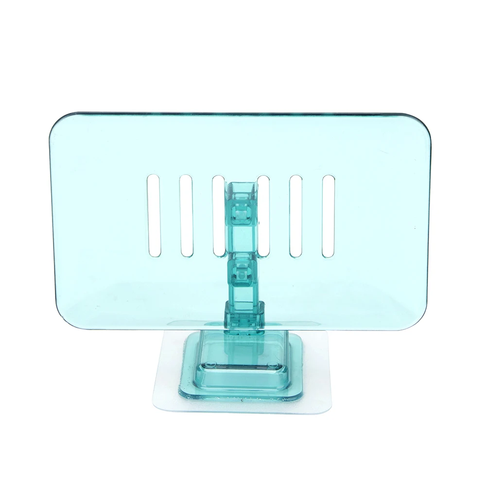 

Drain Soap Box Suction Cup Soap Dish Case Storage Rack Plate Plastic Holder Box Shelf