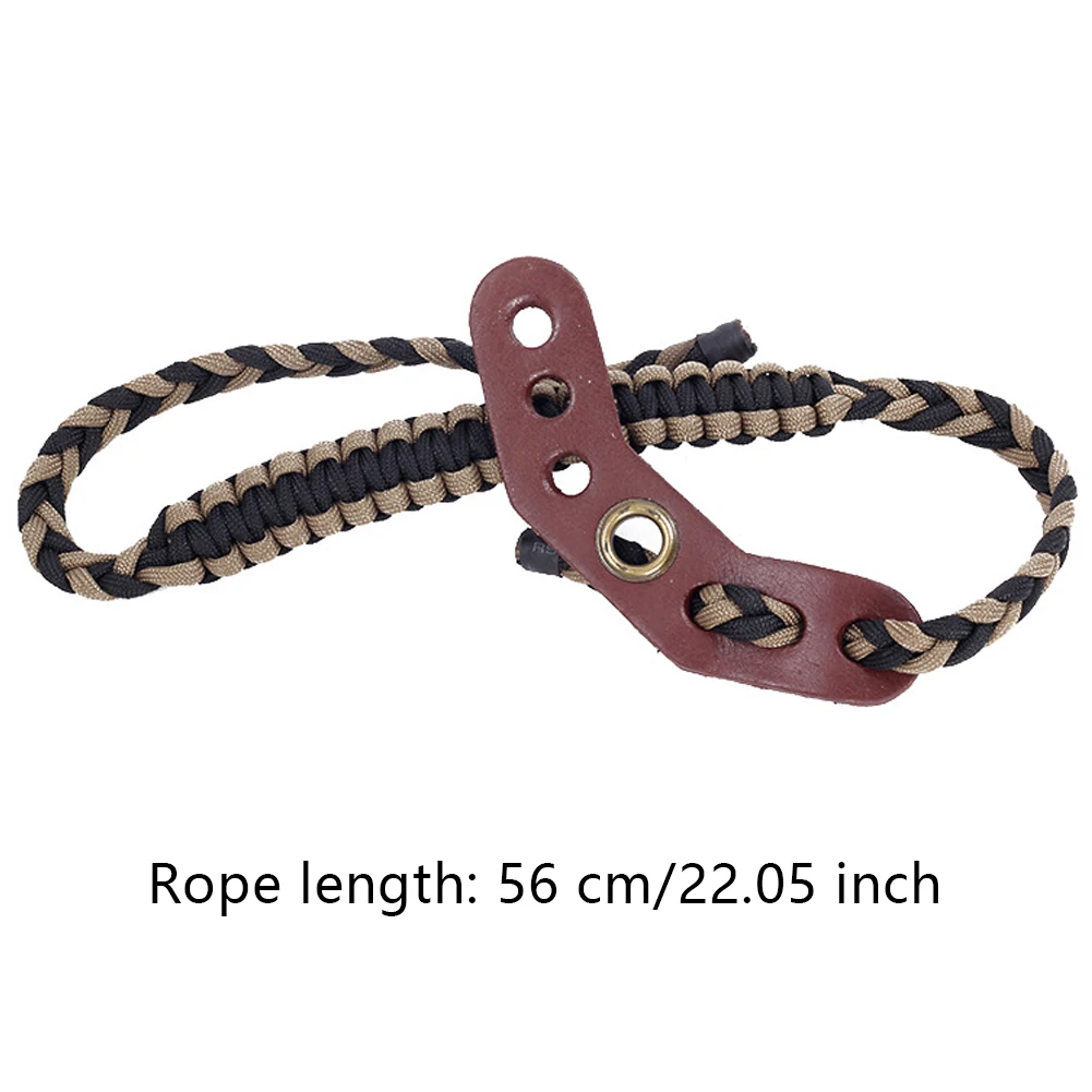 

1pcs Archery Adjustable Braided Wrist Sling Strap Compound Bow Stabilizer Hunting Shooting Practice Sports Accessories Drop Ship