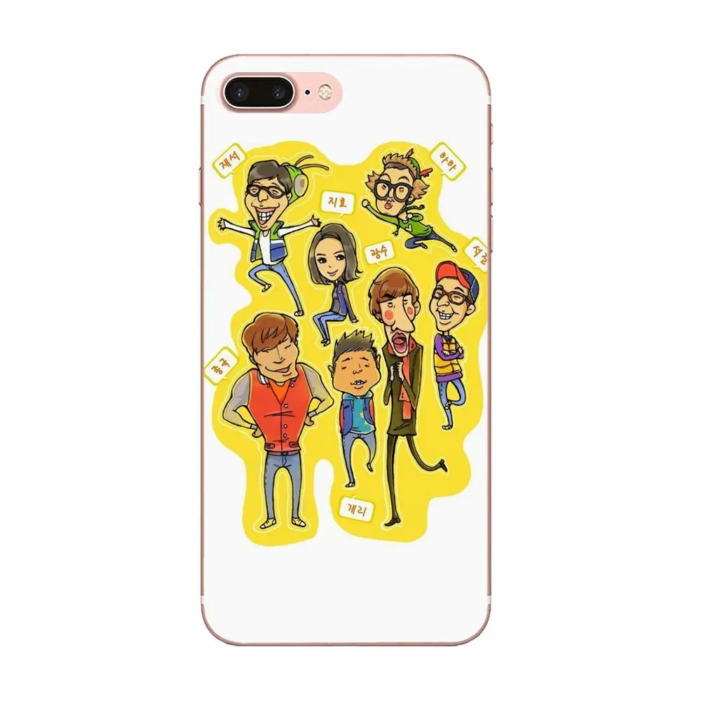 Бегущий человек Корейский Разнообразие шоу мультфильм для huawei P7 P8 P9 P10 P20 P30 Lite Mini