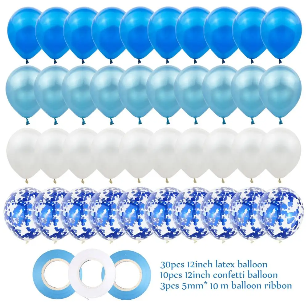 

40pcs/set party balloons 7 colors 12inch latex balloons festive party supplies confetti wedding Birthday Party Decoration