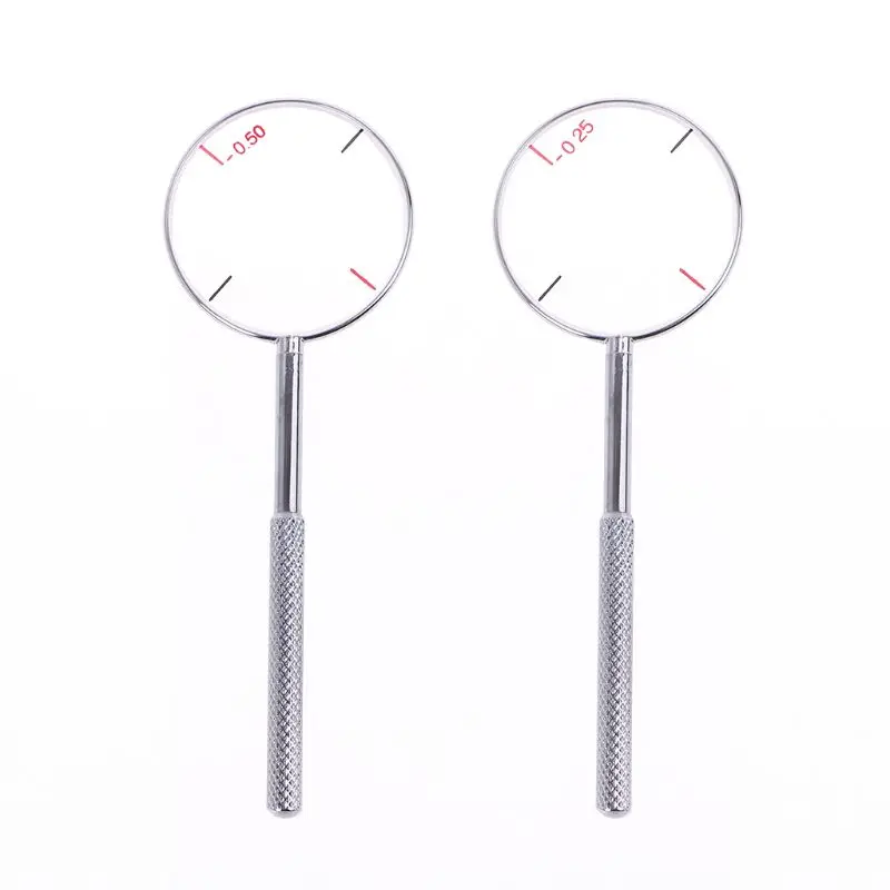Round Optical Cross Cylinder Lens Tool Instruments Ophthalmic Diopters Optometry Accessories 0.25 / 0.50 T5UC | Инструменты