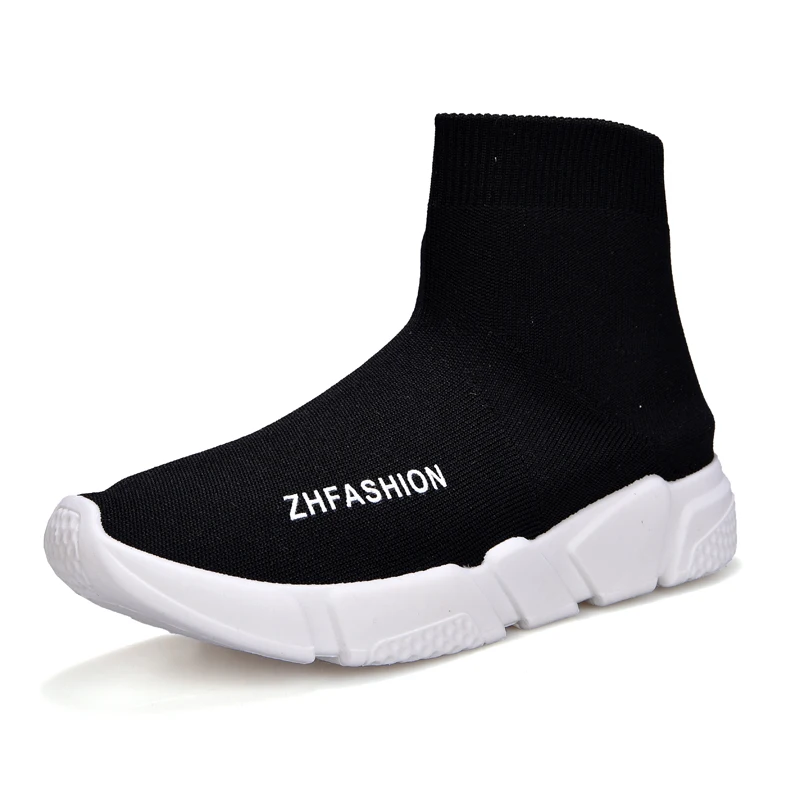 

Shoes Women Plus Size Spring Female Sneakers Knitting Sock Vulcanized Casual Slip On Flat Shoes Mesh Walking Chaussures Femme