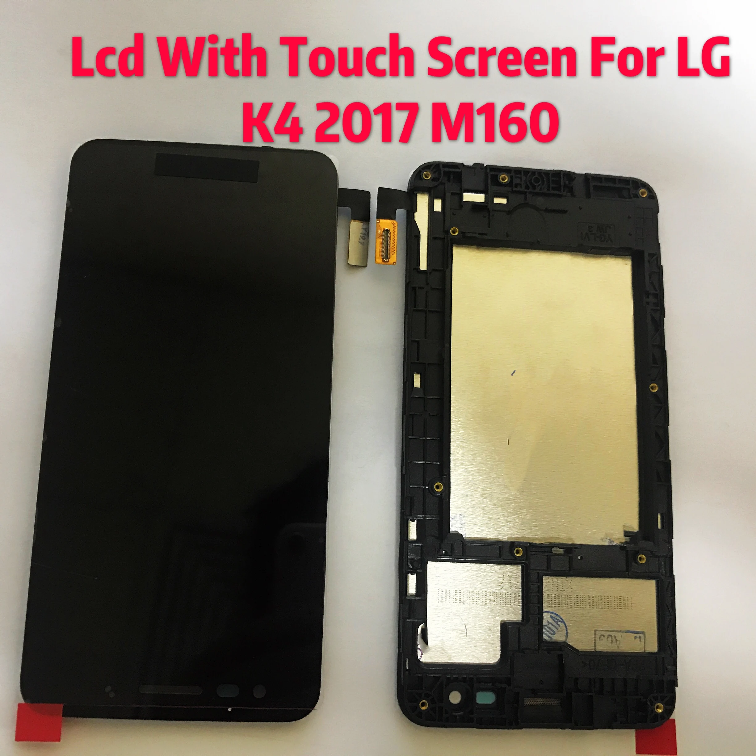 Оптовая цена 10 шт./лот ЖК-дисплей Pantalla сенсорный экран с рамкой в комплекте для LG K4