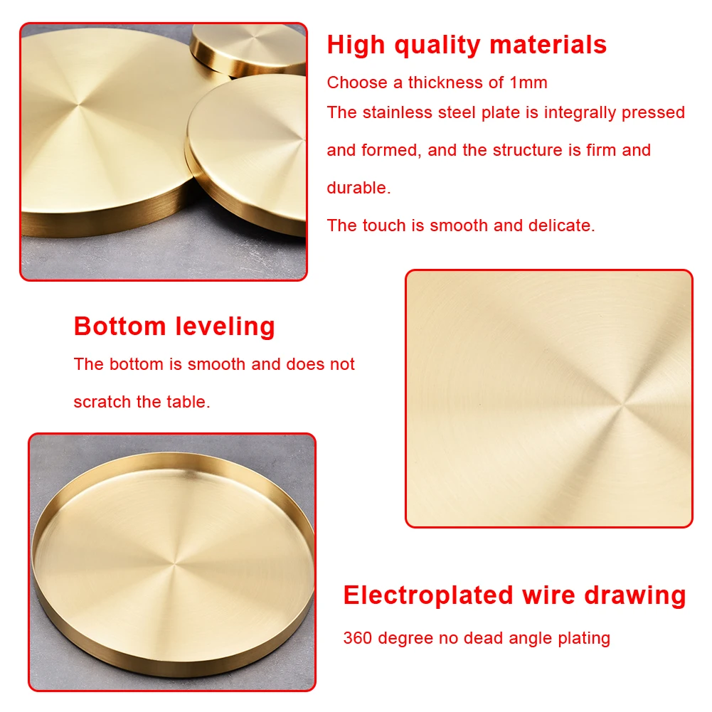 

Nordic Retro Storage Tray Gold Rectangle Glass Makeup Organizer Tray Dessert Plate Jewelry Display Home Kitchen Decorative Tray
