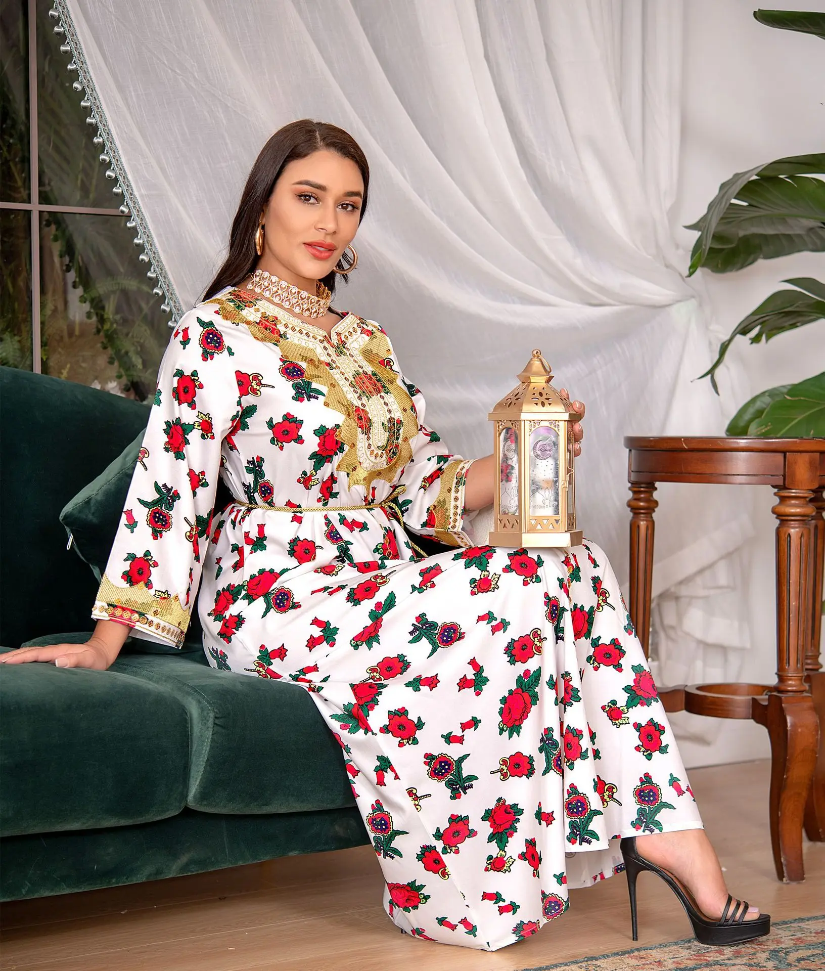 Eid Dubai Abaya турецкие платья для женского платья 2021 марокканский кафтан арабский Jalabiya Исламская одежда Robe Musulmans