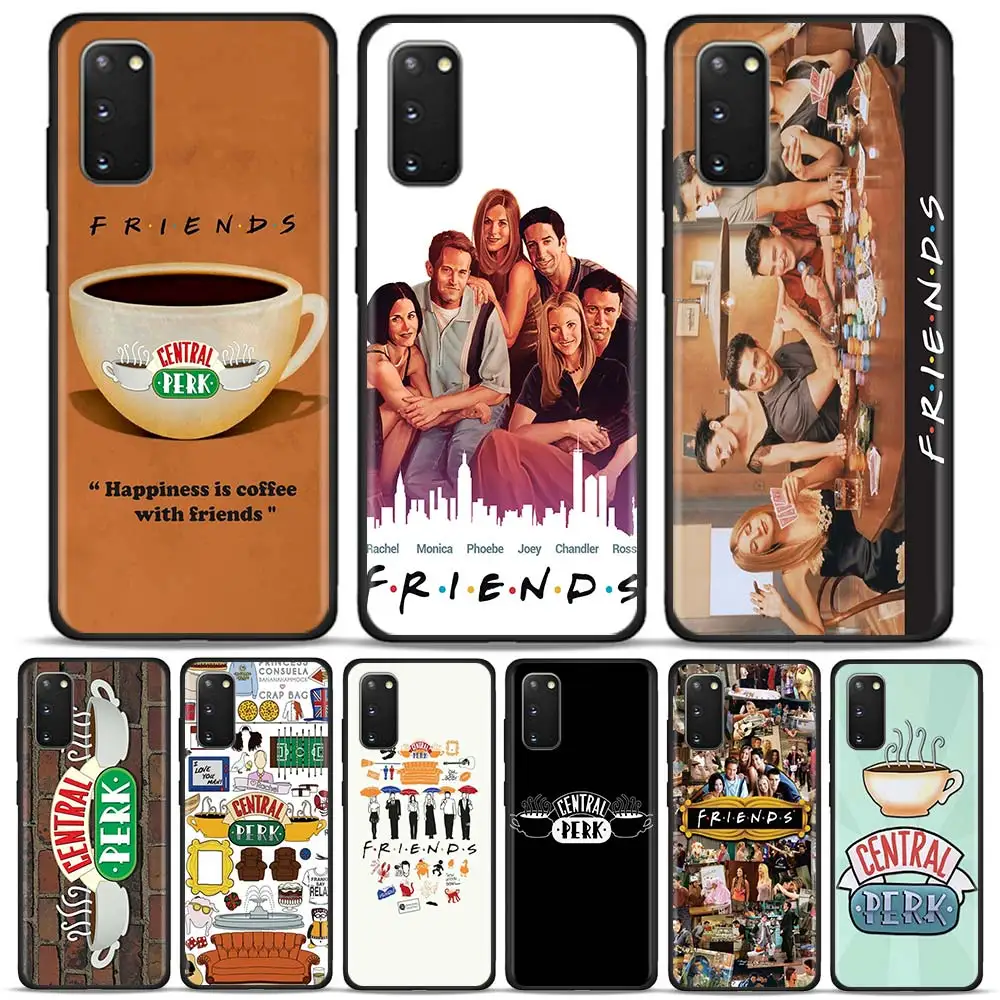 Central Perk – coque en TPU pour Samsung  compatible modèles Galaxy S20  FE  S21 Ultra  5G  S8  S9