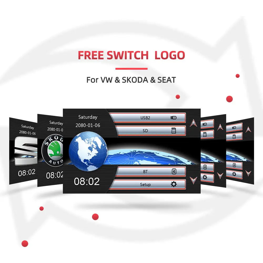 isudar car multimedia player 2 din car dvd for vwvolkswagengolfpolotiguanpassatb7b6seatleonskodaoctavia radio gps dab free global shipping