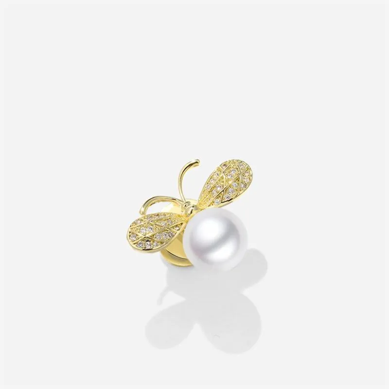 Маленькие стразы кристаллы цветок золото серебро броши для женщин костюм