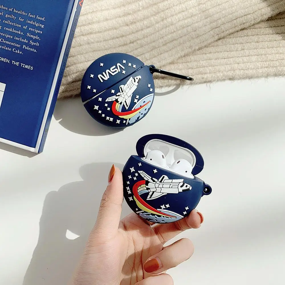 GOOYIYO для Airpods 1 2 3 чехол наушников с зарядным устройством Мягкий силиконовый