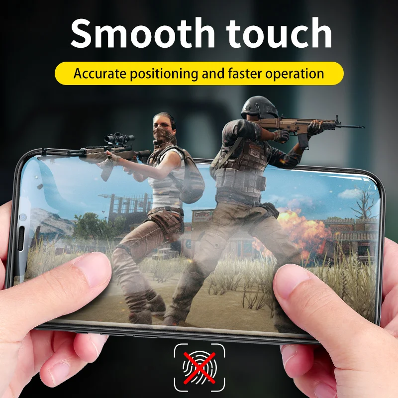 Матовое закаленное стекло SmartDevil для iPhone 12 Pro Max 11 X XS полное покрытие Защита экрана
