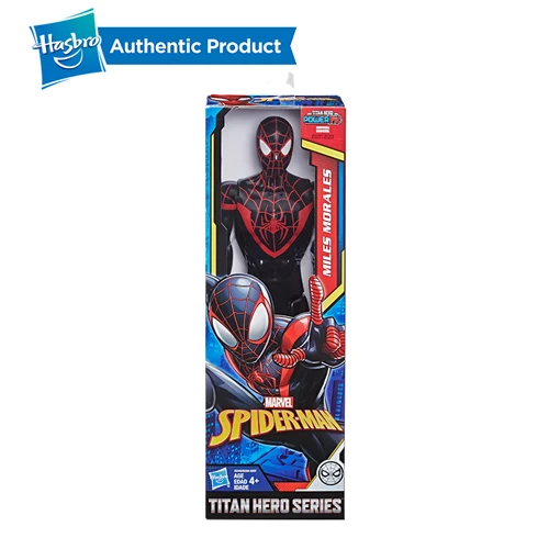 E2346-MILES MORALES Hasbro Человек-паук серия Гвен Майлз Моралес Marvels алый паук бронированный черный костюм для девочек и мальчиков - Цвет: E2346-MILES MORALES