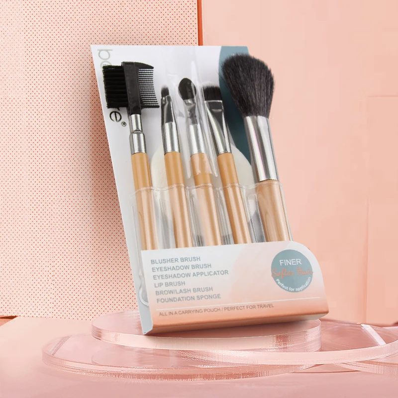 Мода 6 шт. кисти для макияжа Набор инструментов Косметическая Пудра Тени век