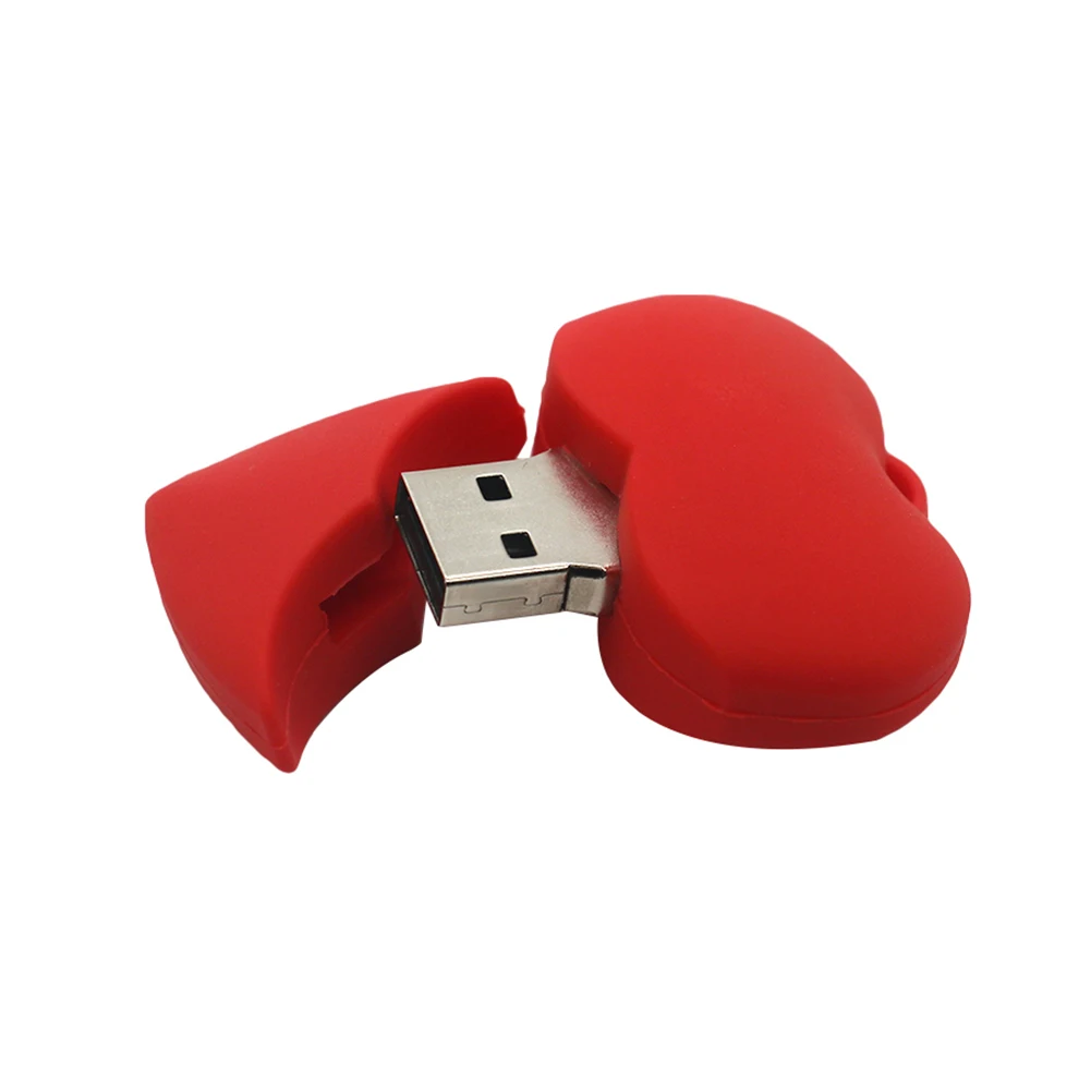 Флеш накопитель U Disk с рисунком красного сердца лучший подарок 4 ГБ 8 16 32 64 флеш USB|USB