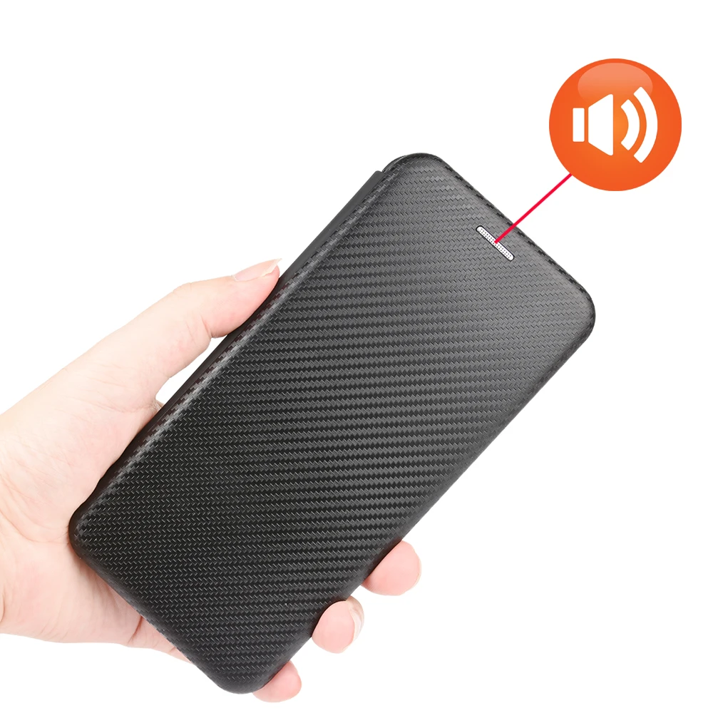 Для Kyocera Torque 5G модные углеродного волокна ПК Жесткий держателя карты Тонкий