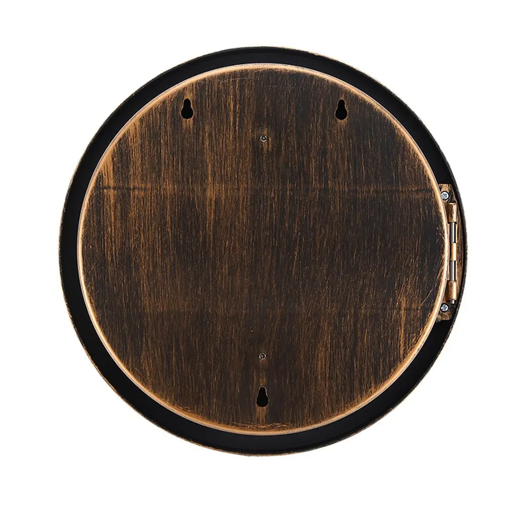 Винтажные настенные часы сейф скрытый секретный ящик для хранения безопасные