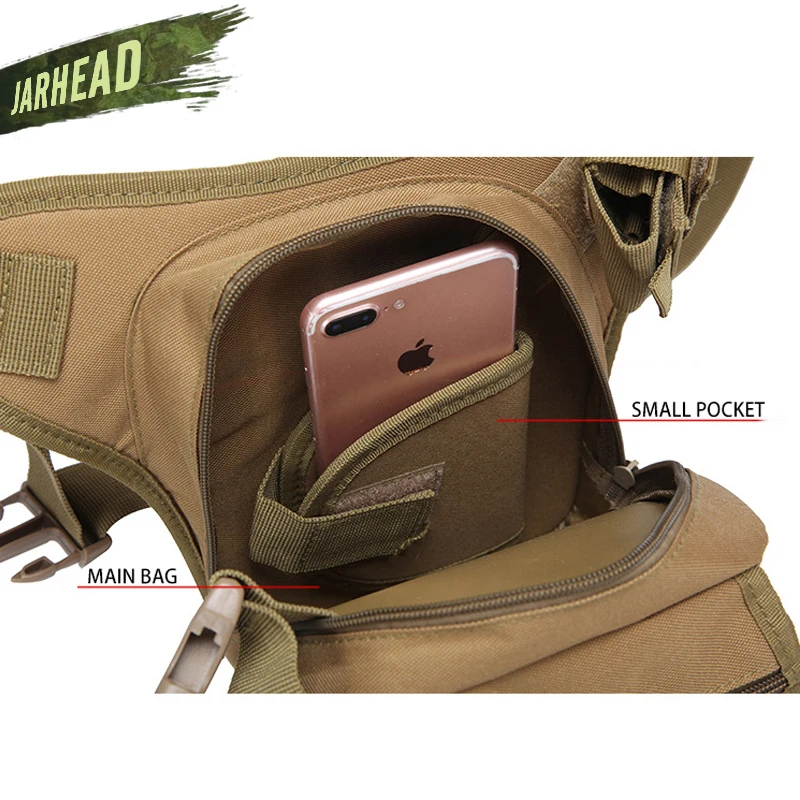 Новая уличная камуфляжная тактическая сумка для ног походные инструменты