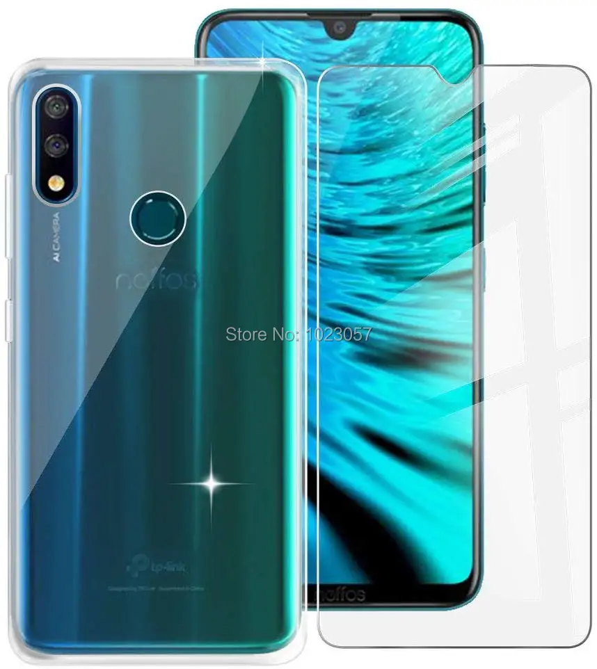 Чехол из закаленного стекла для TP Link Neffos X20 TP7071A Мягкий защитный чехол с полным