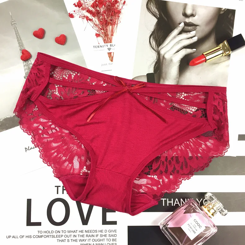 Jian Peng сексуальное нижнее белье для женщин с кружевным узором Прозрачное низкой