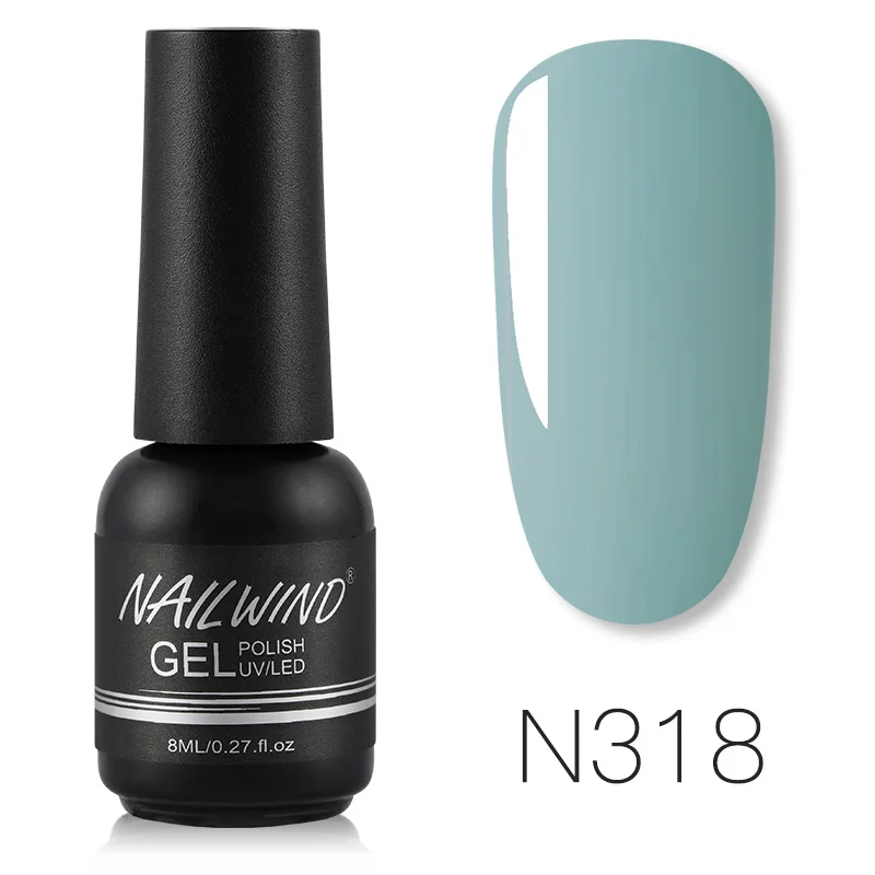 NAILWIND Гибридный лак набор все для маникюра Полупостоянный гель uv Vernis светодиодный гель лак впитывающийся художественный Гель-лак для ногтей - Цвет: RE11-N318