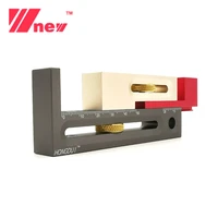 multifunction saw table slot regulator ruler woodworking gap gauge movable measuring block length compensation tool