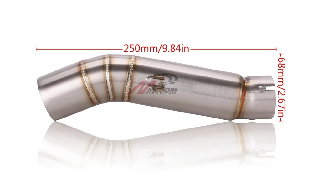 FOR cbr500 CBR 500R motorcycle exhaust contact middle pipe connector for HONDA CBR500R 2012 to