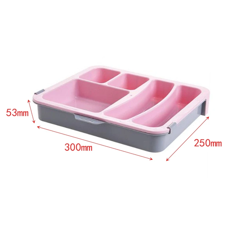 Телескопический выдвижной шарикоподшипник Органайзер коробка для хранения