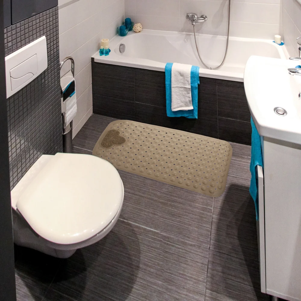 

1 Pc Convenient Household Floor Mat Bathroom Anti-skid Mat Foot Pad Shower Mat