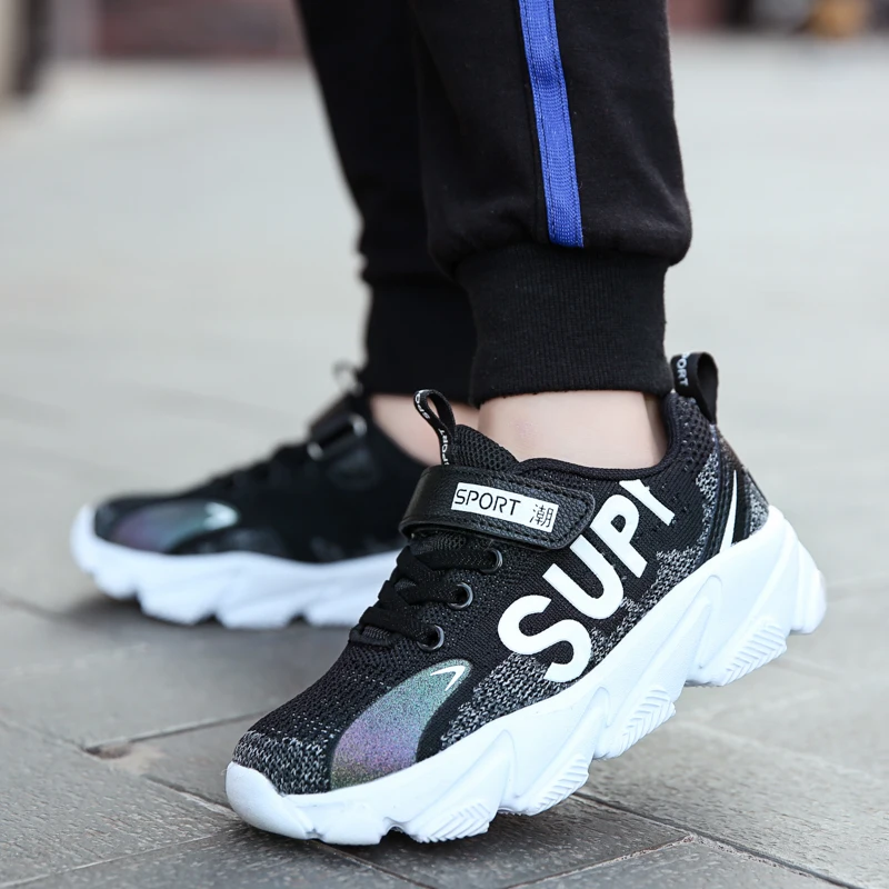 Детские кроссовки для бега легкие дышащие легкая прогулочная повседневная