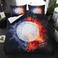 volleyball bedding set 3d print sports duvet cover pillowcase twin queen king size bedclothes 3pcs home textiles