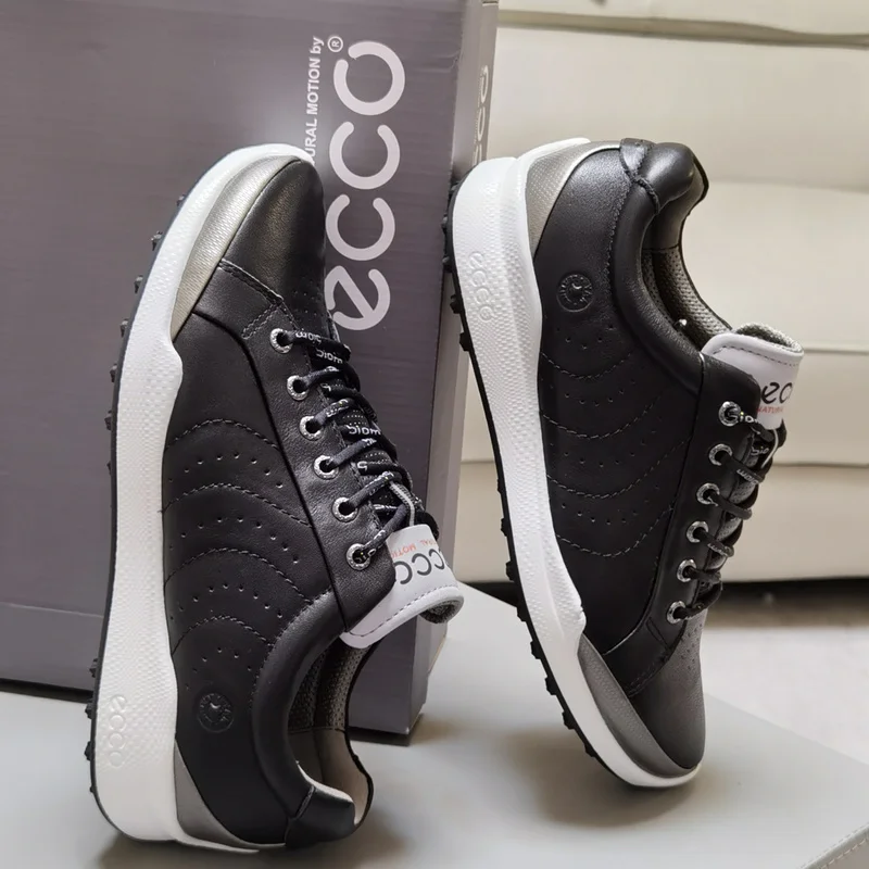 

2020 Golf Sneakers for Men Black Mens Golf Shoes Anti Slip Sports Shoes for Men Mesh Breathable Men Spikeless Golf Shoes