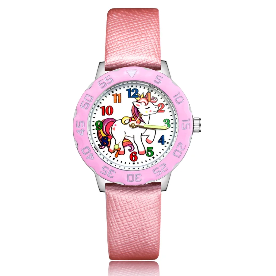Детские часы с милым мультяшным пони спортивные из желейной кожи новые модные