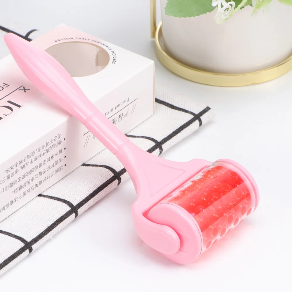 Woman Ice Skin Roller Beauty Derma Roller Massager Skin Care Tool for Face Body )