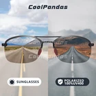 Солнцезащитные очки МужскиеЖенские CoolPandas, фотохромные с поляризованными линзами, очки-хамелеоны для рыбалки, вождения
