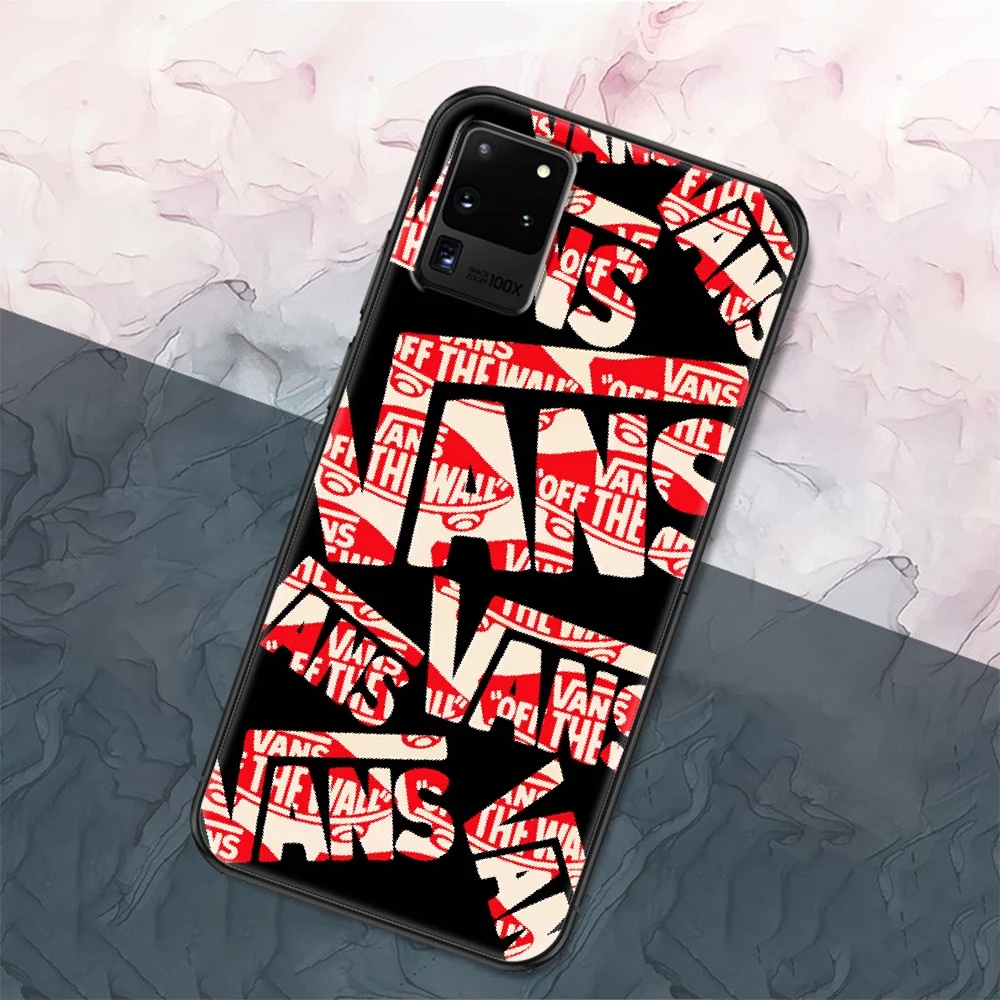 

Vans Phone case For Samsung Galaxy Note 4 8 9 10 20 S8 S9 S10 S10E S20 Plus UITRA Ultra black fashion Etui pretty back silicone