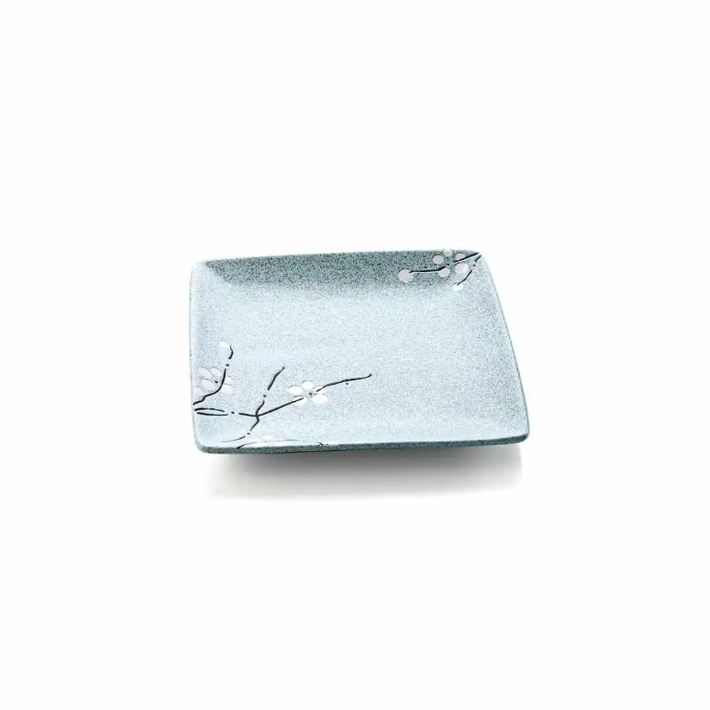 6inch square 1 шт. прямоугольная керамическая посуда столовый набор японская суши квадратная столовая тарелка соусник тарелка тарелки для суши - Цвет: 6inch square