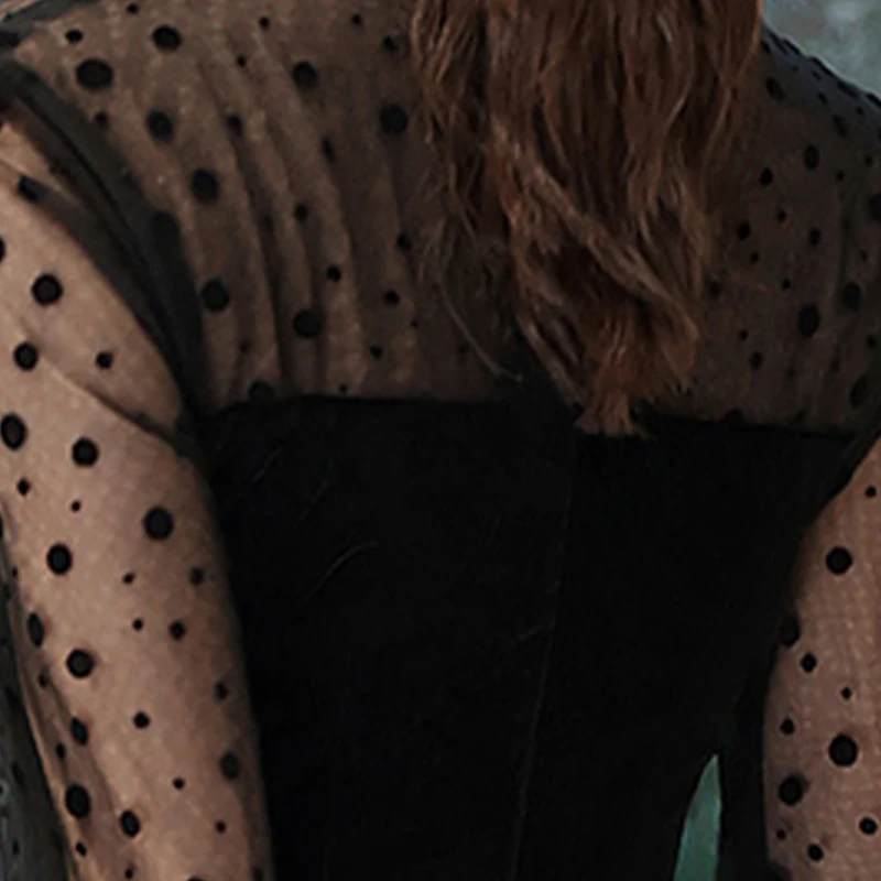 

Evening Dress Black Elegant Simple Full Sleeves Zipper Back Pleat Ankle-Length High Neck A-Line Woman Formal Party Gowns A1109