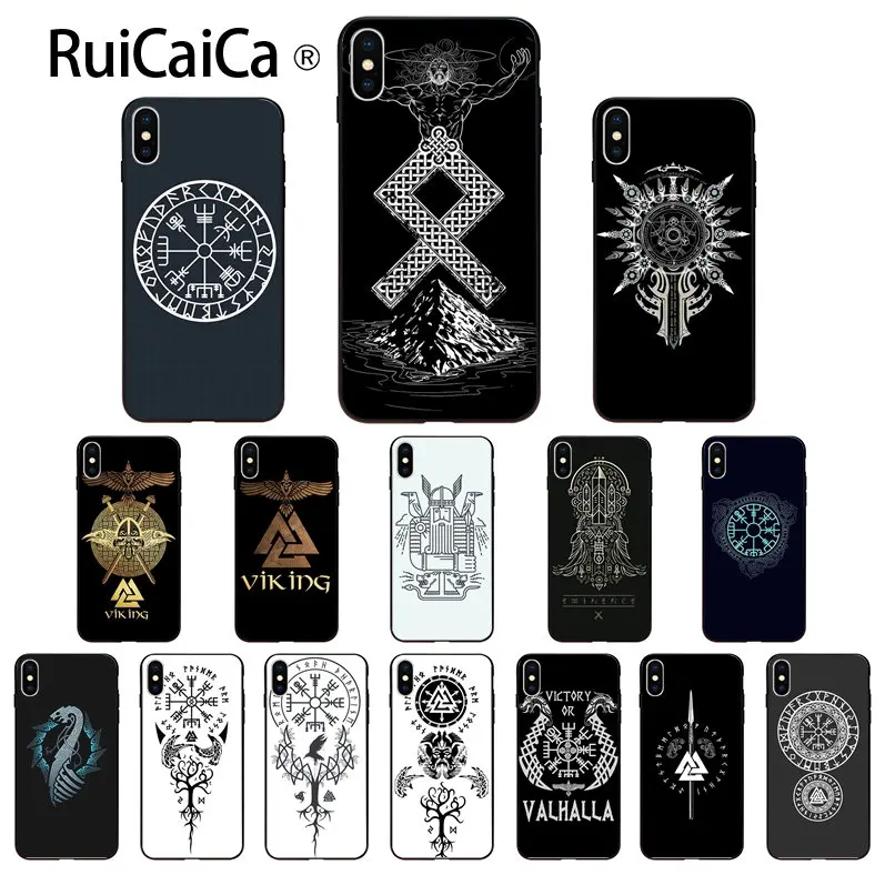 Ruicaica Viking Vegvisir Odin скандинавский клиент чехол для телефона Apple iPhone 8 7 6 6S Plus X XS MAX 5 5S SE