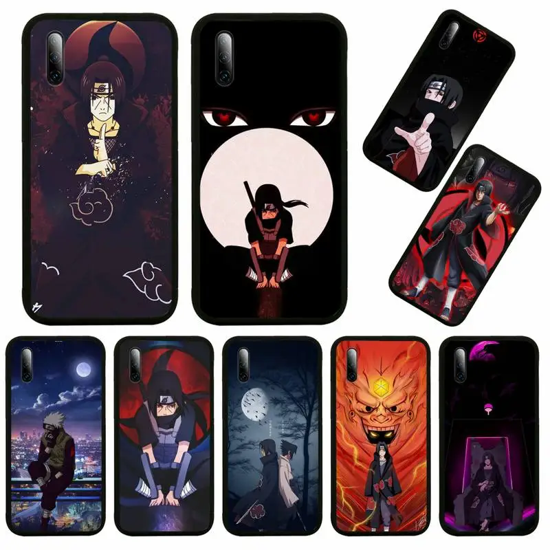 

Hot Anime Itachi Kakashi Sasuke Phone Case For Huawei Honor View V 5 7 8 9 10 20 30 X S Play Lite Pro Cover