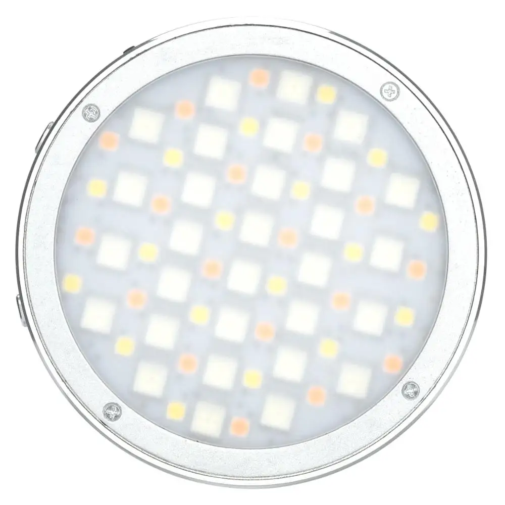 Godox R1 круглый RGB мини светодиодный видео светильник заполнить 2500K-8500K CRI98 для
