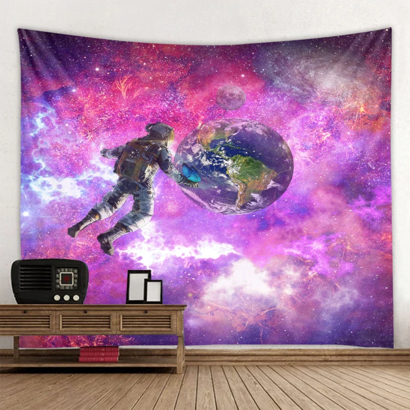 Астронавт Вселенная Звездное гобелен с изображением неба большой дешево