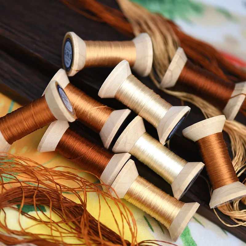 20m мини-катушка/Вышивальная нить Сучжоу/катушка из шелковой нити/шелковая