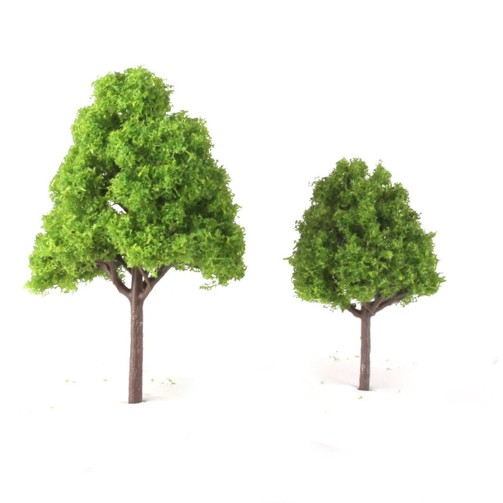 20 Light Green Model Trees N Gauge Train Layout Architectural Supplies | Игрушки и хобби