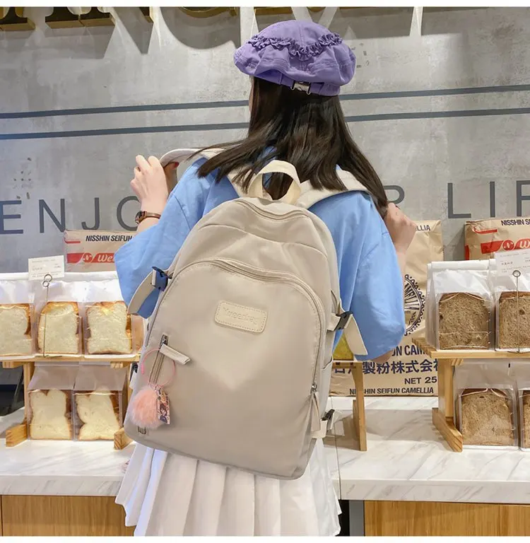 

Модный женский рюкзак разных цветов, школьные ранцы для девочек-подростков, вместительные женские рюкзаки из ткани Оксфорд для ноутбука