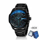 Часы наручные мужские кварцевые в стиле милитари, модные стальные водонепроницаемые, спортивные, 2020 бренд Cagarny